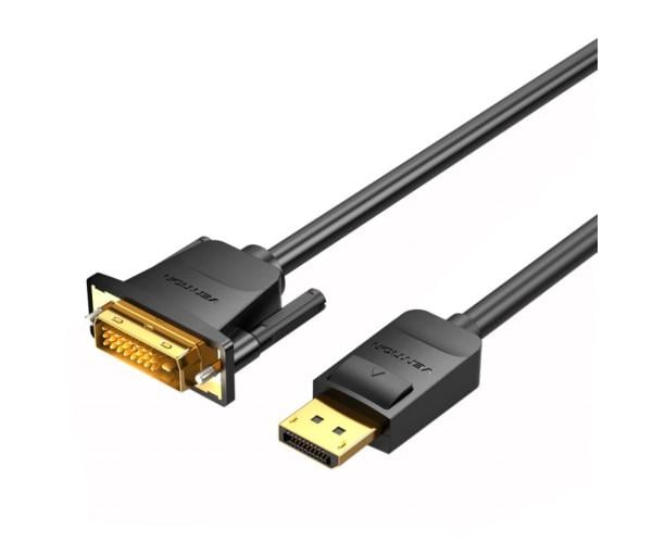Кабель видео Vention HAFBH DP-DVI 2 м Черный (06HAFBH)