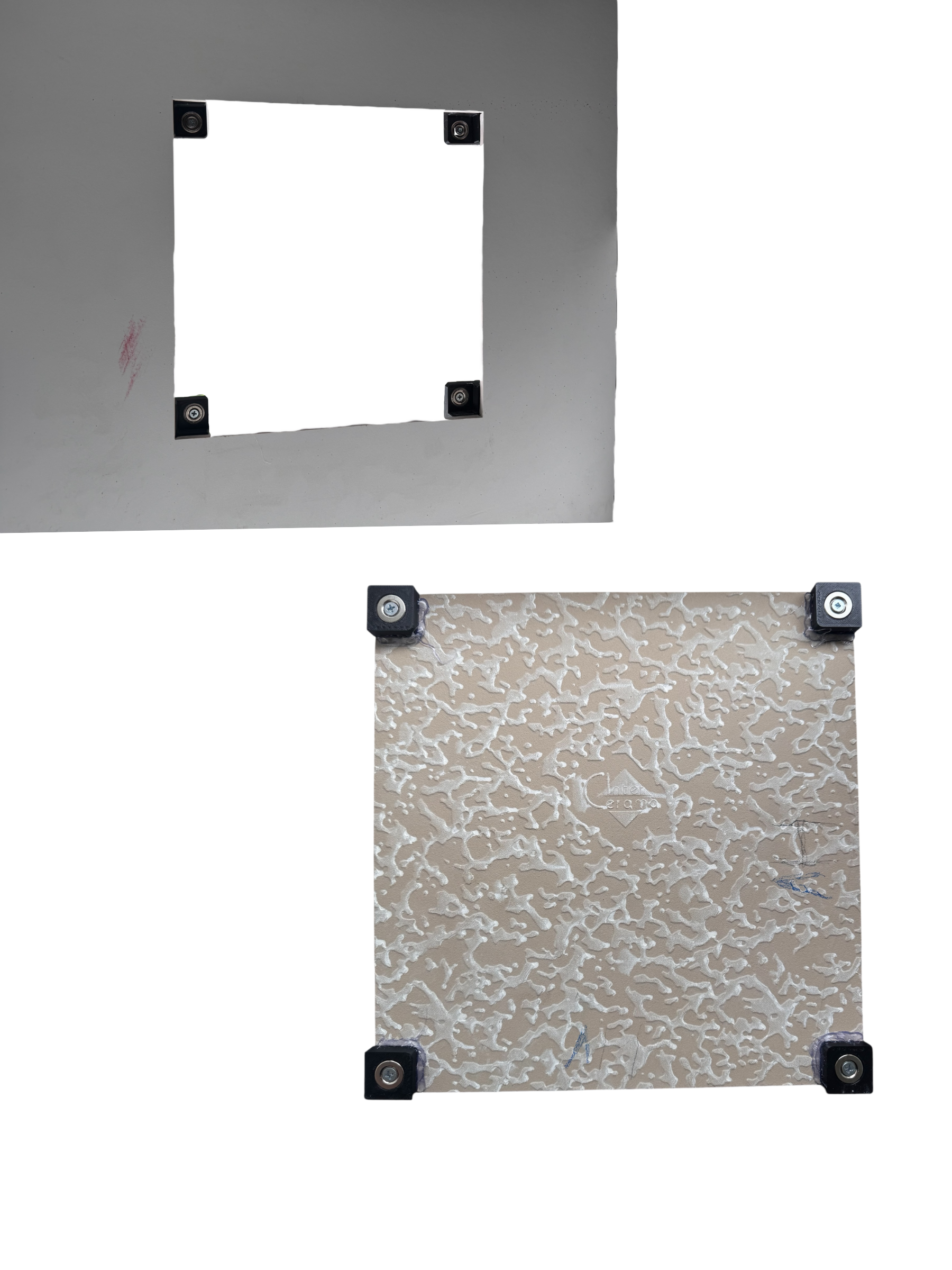 Люк ревизионный Layeron скрытого монтажа с комплектом фиксации (L0039) Люк ревизионный Layeron скрытого монтажа с комплектом фиксации (L0039)