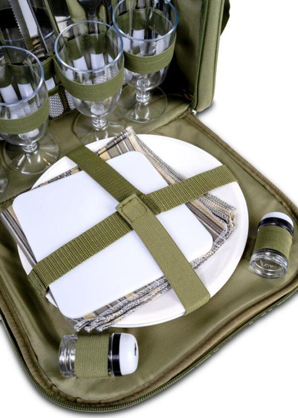 Набір посуду для пікніка Ranger Meadow RA 9910з термовідділом на 4 персони (570369) - фото 4 Набір посуду для пікніка Ranger Meadow RA 9910з термовідділом на 4 персони (570369) - фото 4