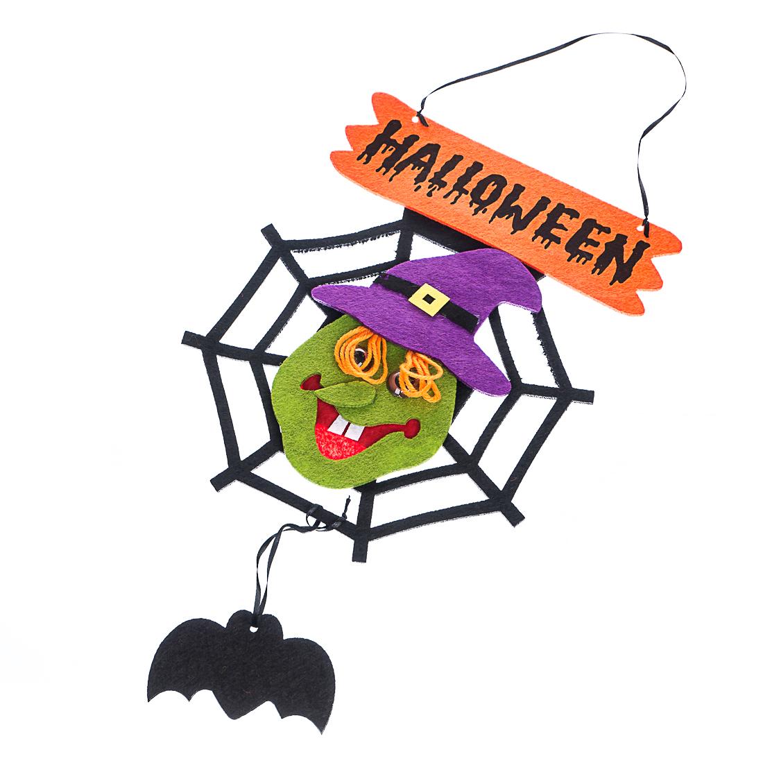 Декор на Хеллоуин Elisey Баба-Яга на паутине (0187J)