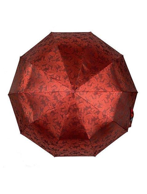 Парасолька Bellissimo напівавтомат жіночий жакардовий на 10 спиць Червоний (M524)