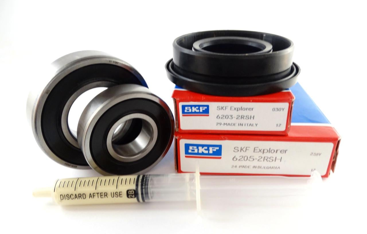 Подшипники SKF для стиральной машины Candy 6203-6205 сальник 30х52/60х11/15 и смазка 2 мл (38449504)