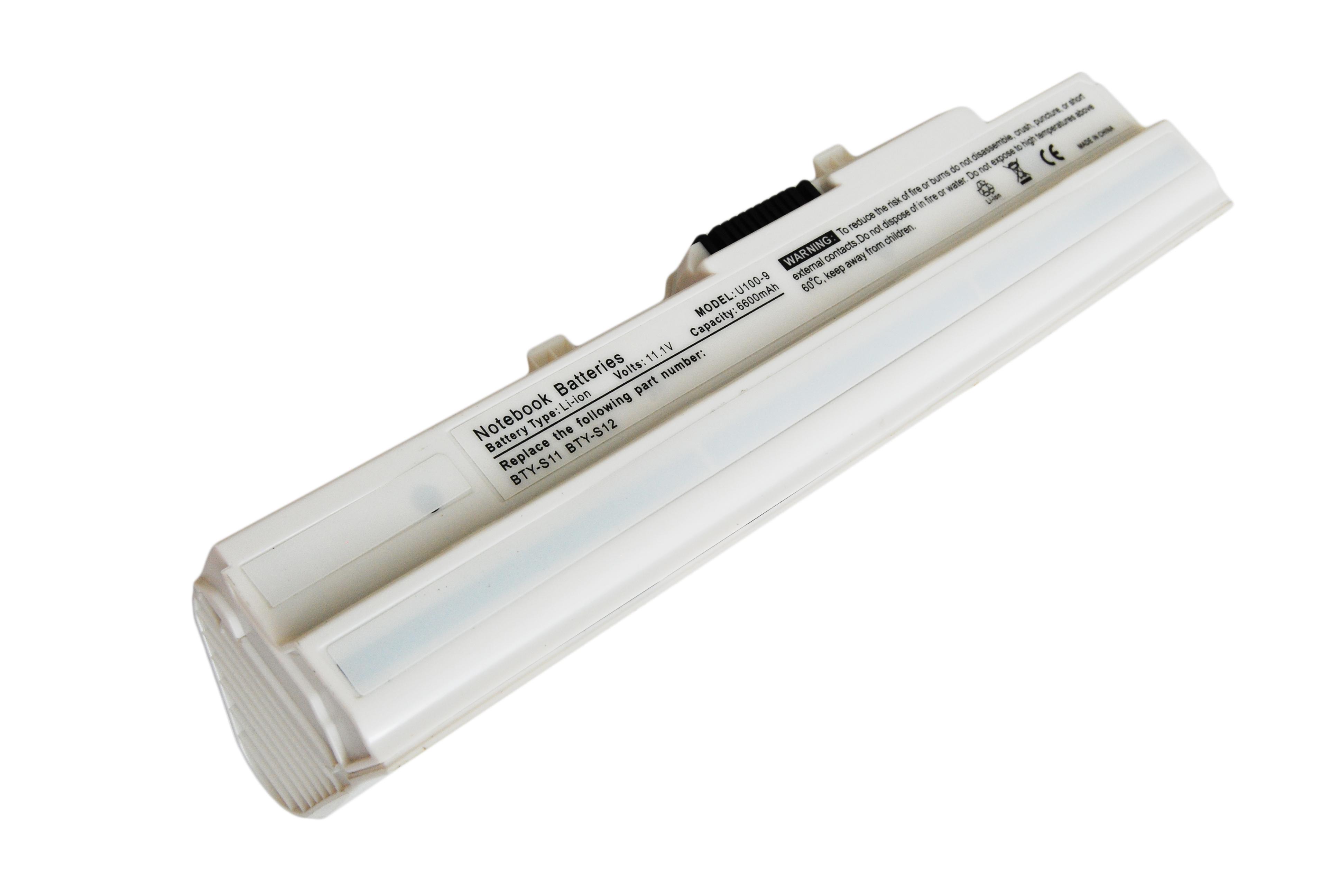 Аккумулятор для ноутбука MSI BTY-S12 Wind U100 11,1 V 6600 mAh (002581)