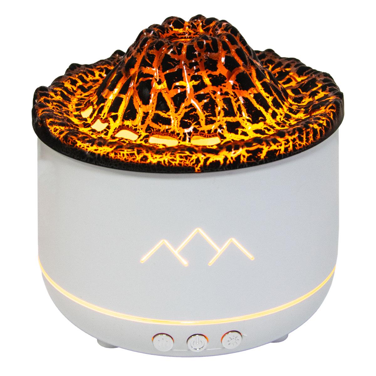 Увлажнитель воздуха с подсветкой Вулкан Volcanic Aromatherapy Machine (1010526-White)