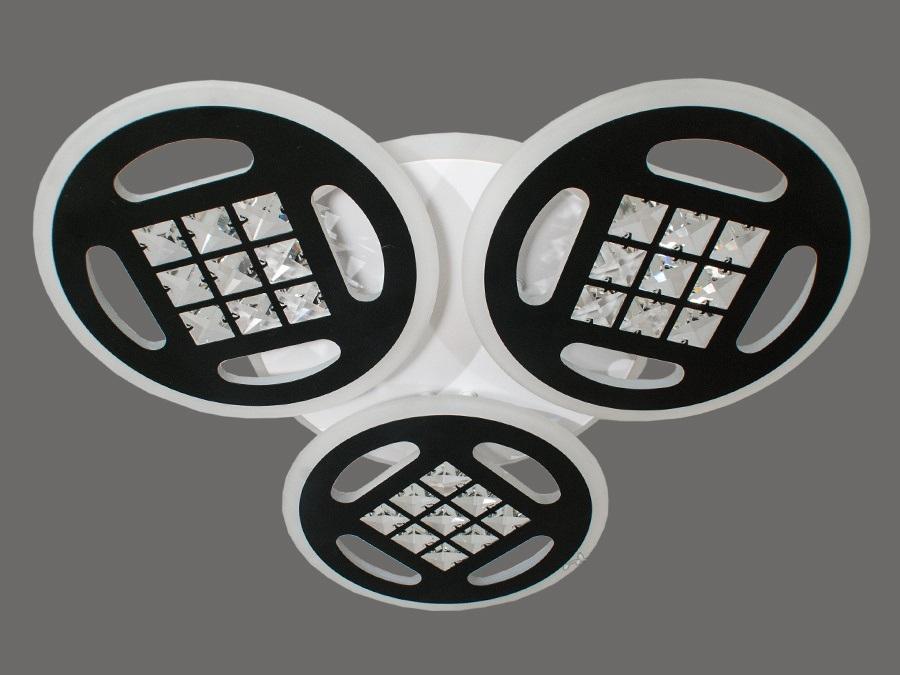 Люстра потолочная Octav светодиодная с диммером 100 Вт (6011 / 3BK LED)