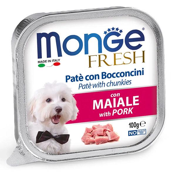 Корм для собак Monge Dog Wet FRESH свинина 0,1 кг (27259900)