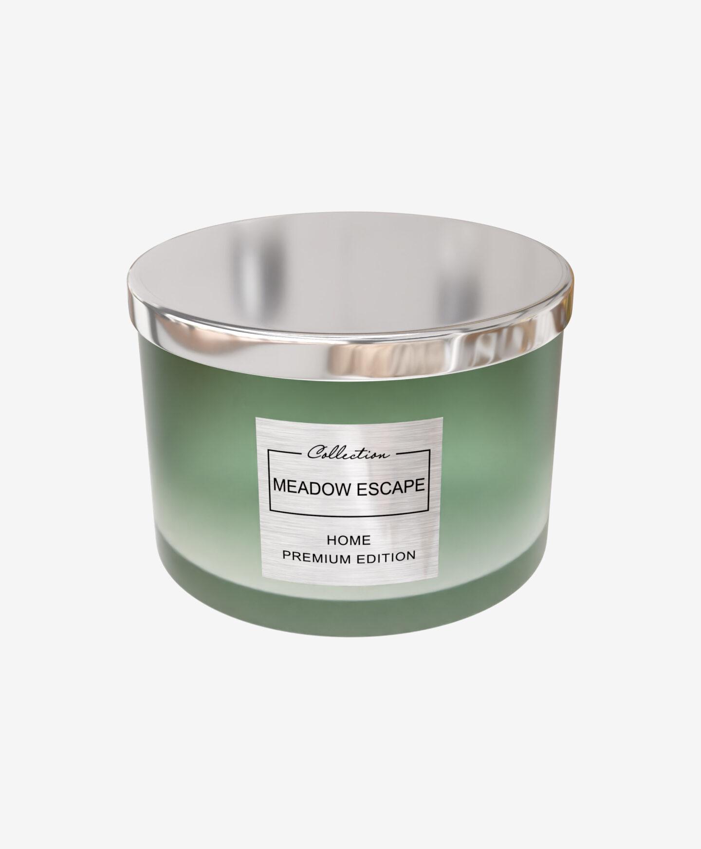 Аромасвечка Home Premium Edition Pepco Meadow Escape с крышкой