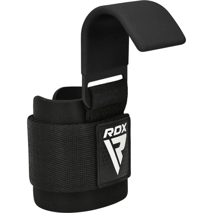 Лямки для залу RDX W5 Weight Lifting Hook Straps MISC Чорний (3068185065)