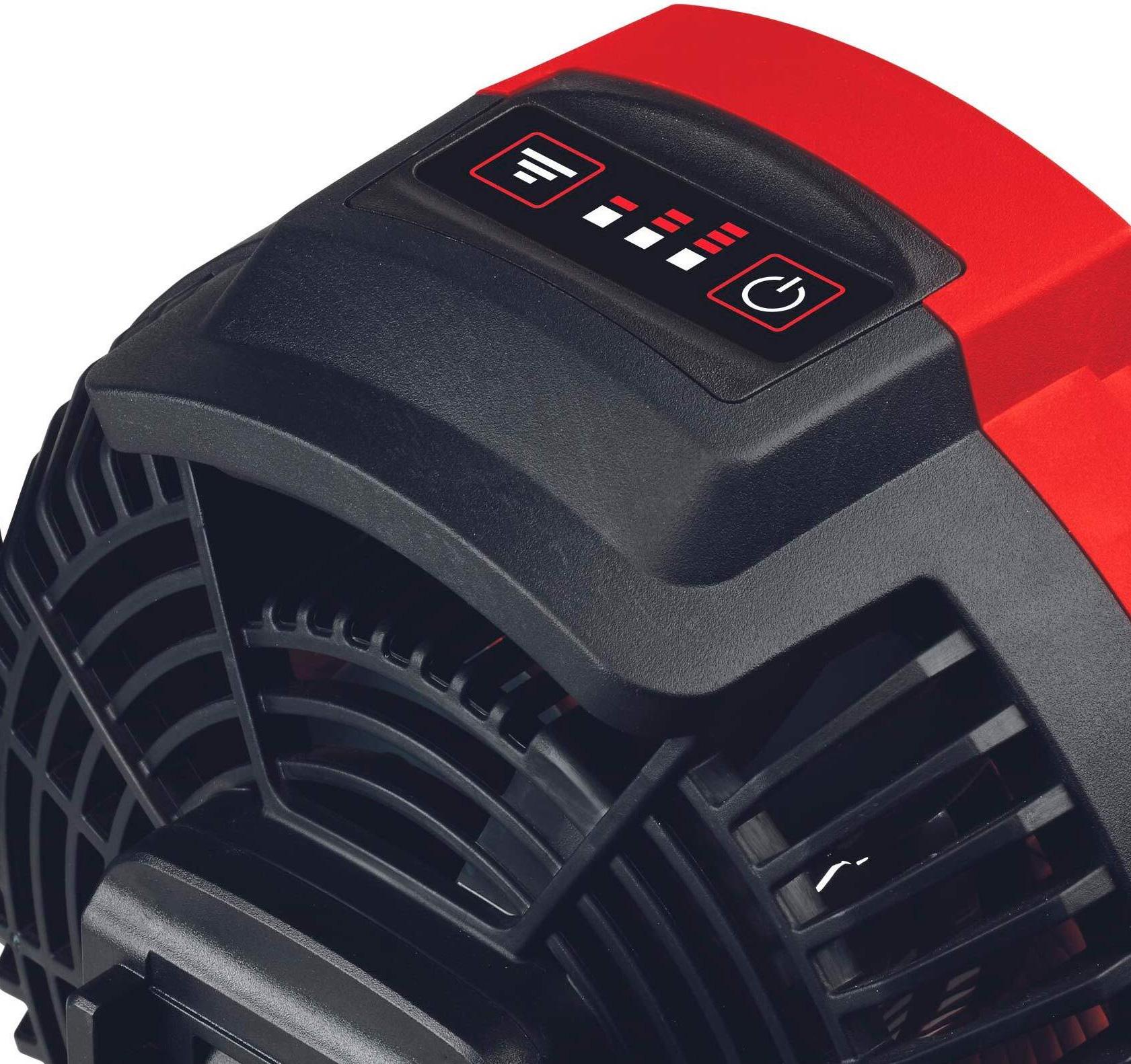 Вентилятор акумуляторний Einhell GE-CF 18/2200 Li 18В PXC 180 мм 1200-2200об/хв. 1,2 кг без АКБ/ЗП (253980) - фото 8