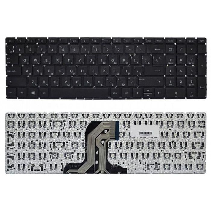 Клавіатура HP для ноутбуків Pavilion 250 G4, 255 G4, 256 G4, 250 G5, 255 G5, 256 G5, 15-A, 15-AC, 15-AF, 15-AY, 15-BA, 17-X Чорний (10068)