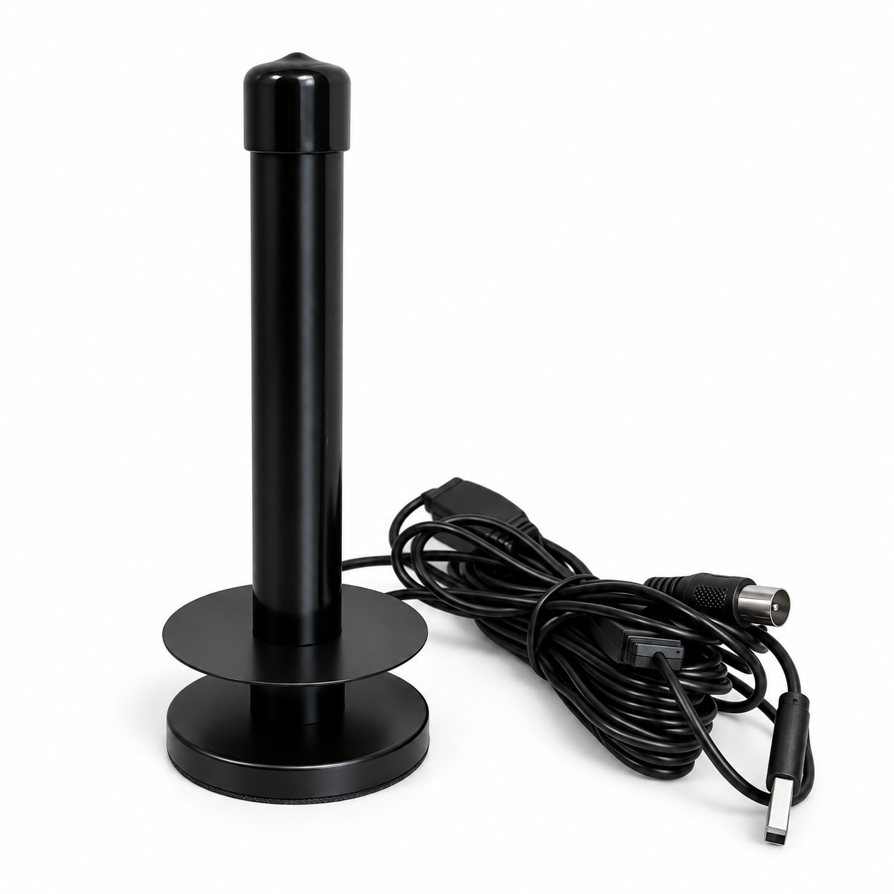 Антенна DVB-T/T2 Apex DVB-T-TW25-T2 для цифрового телевидения VHF/UHF 25 дБ кабель 1,5 м Черный (SKU-505)