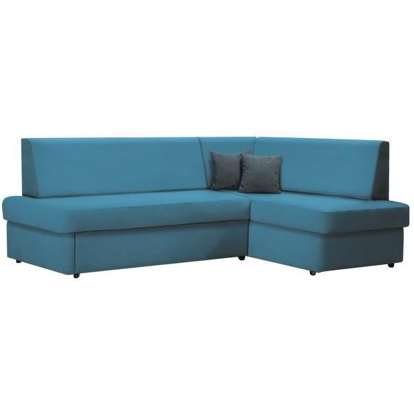 Диван ортопедический МФ Модерн Тоскана раскладной натуральное дерево/текстиль Голубой