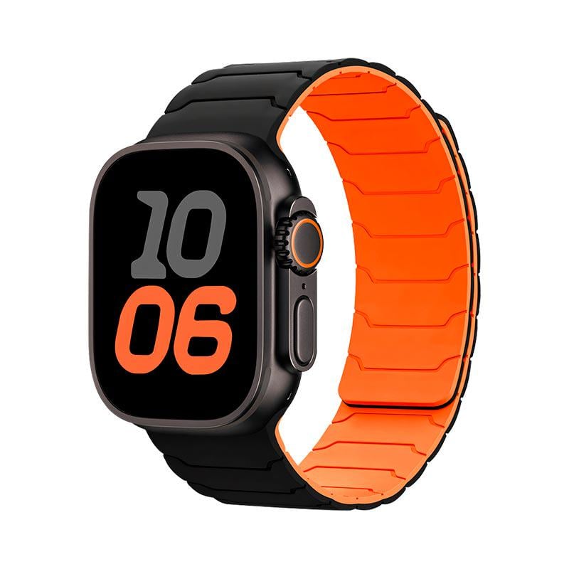 Ремешок Hoco WA39 для Apple Watch 38/40/41/42 мм Black/Orange (29856)