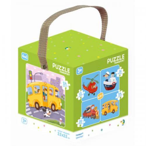 Набір пазлів DoDo Транспорт 4в1 (300132)