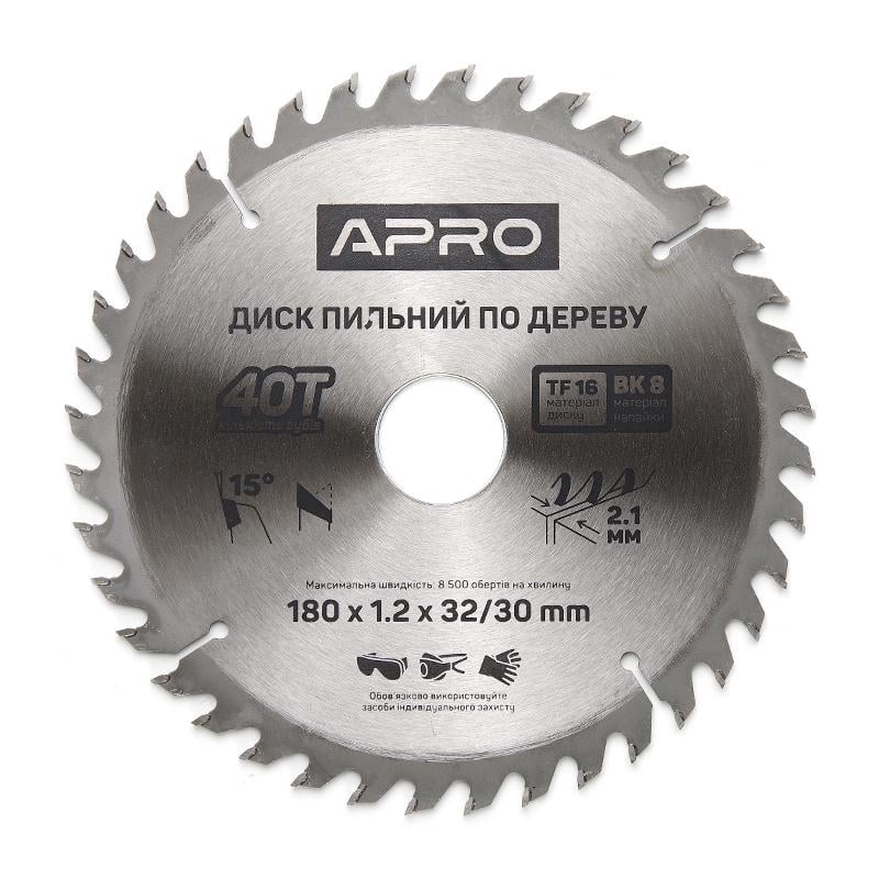 Диск пильный по дереву Apro 180х32/30х40T (830139)