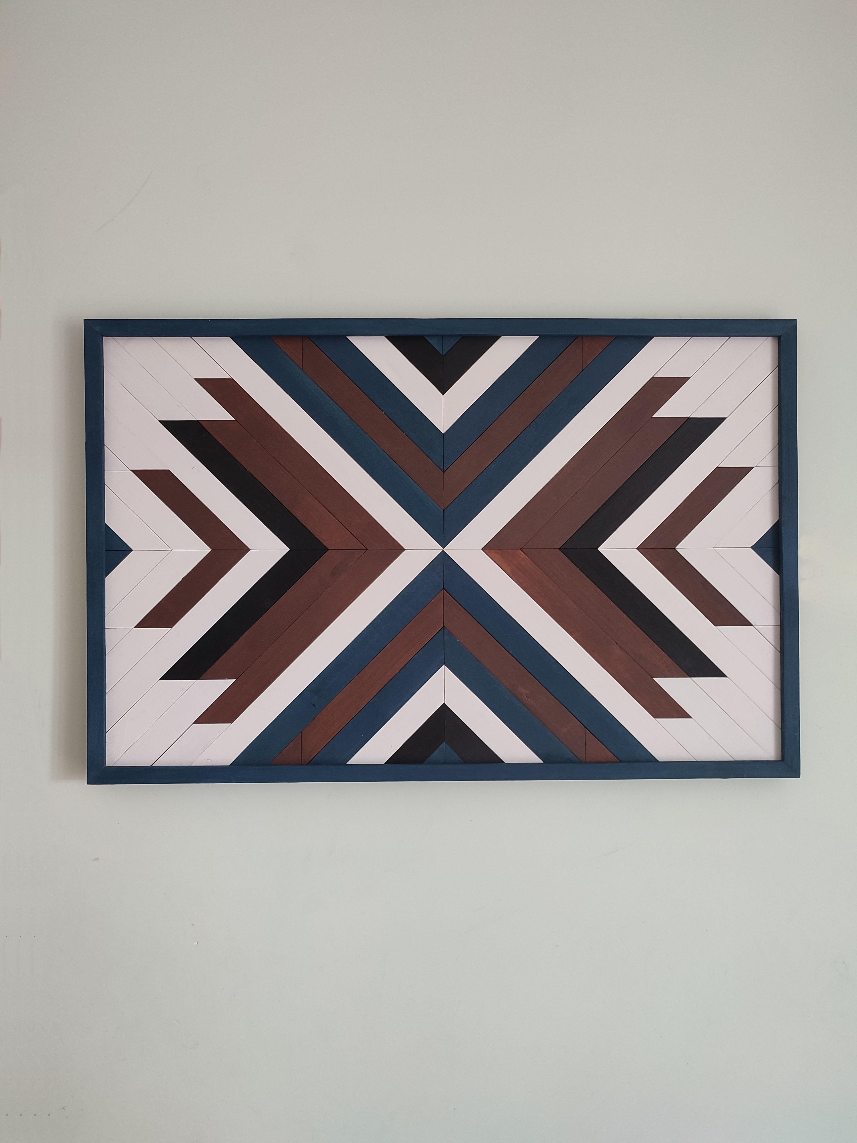 Декоративне пано настінне Етно 84х55х2,7 см (24344983)