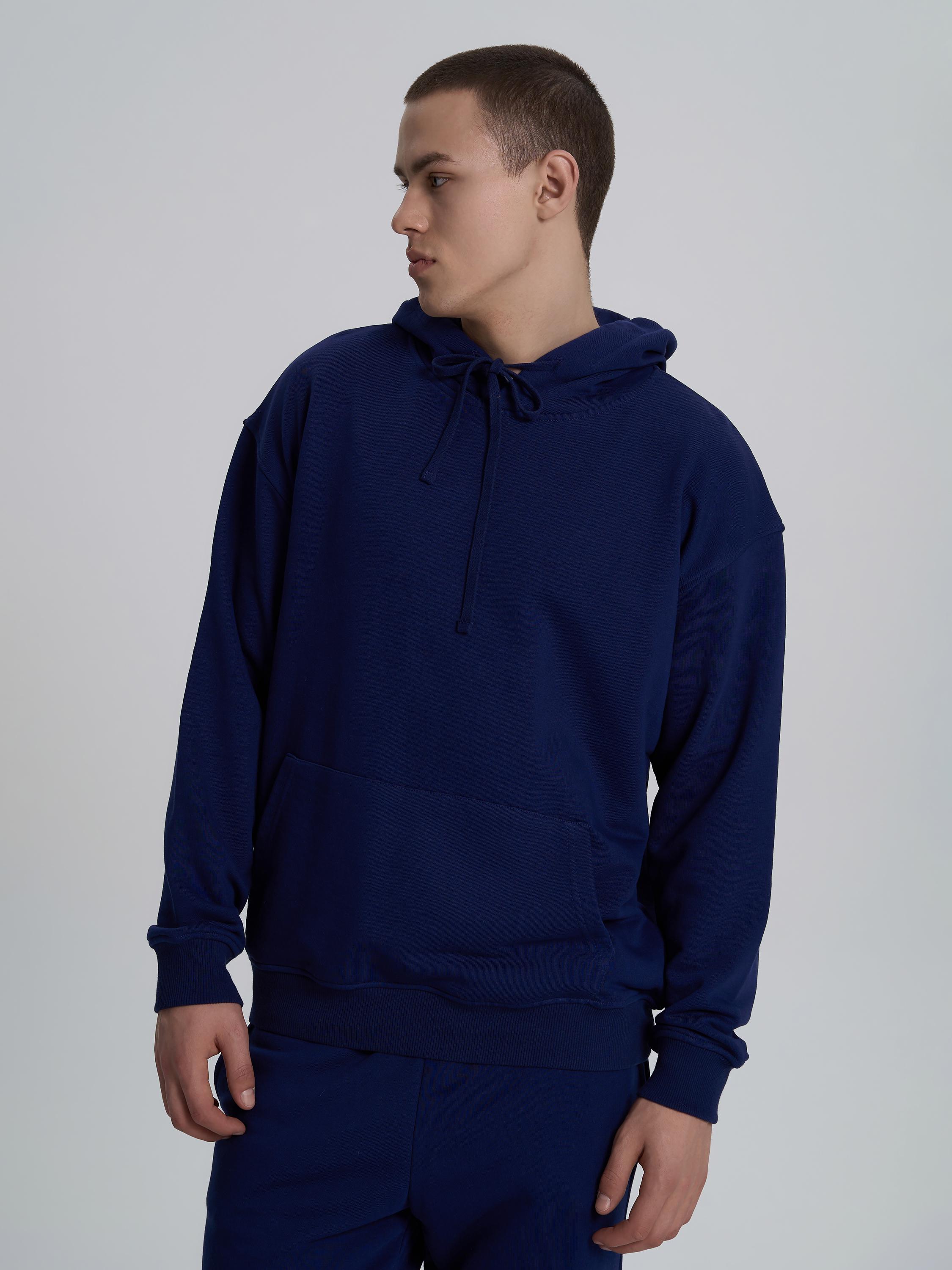 Худи мужской ROZA 231118 XS Темно-синий (4824005723506) - фото 6 Худи мужской ROZA 231118 XS Темно-синий (4824005723506) - фото 6