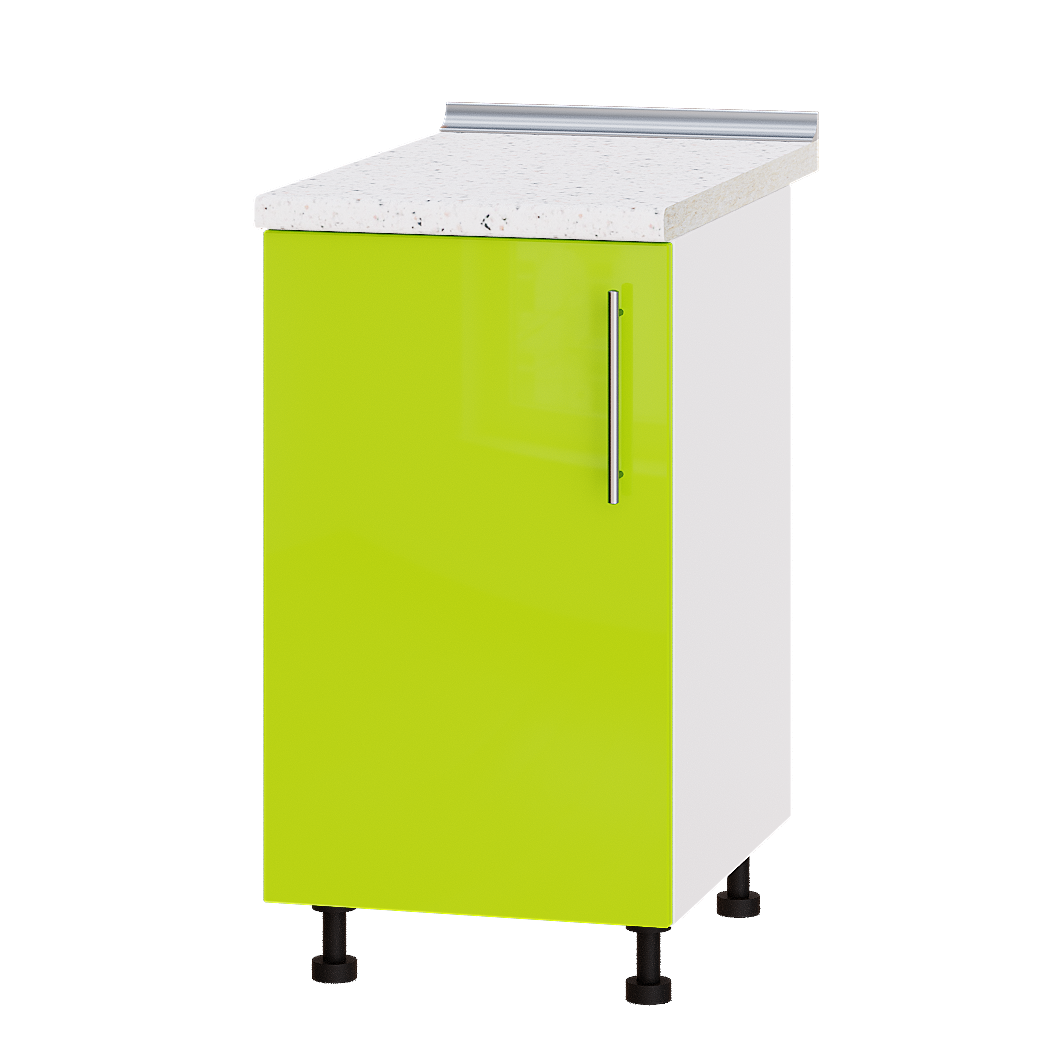Шафа нижня Еверест Модерн модуль Низ Н83-450 45х47х85 см Лайм глянець/Білий (02905)