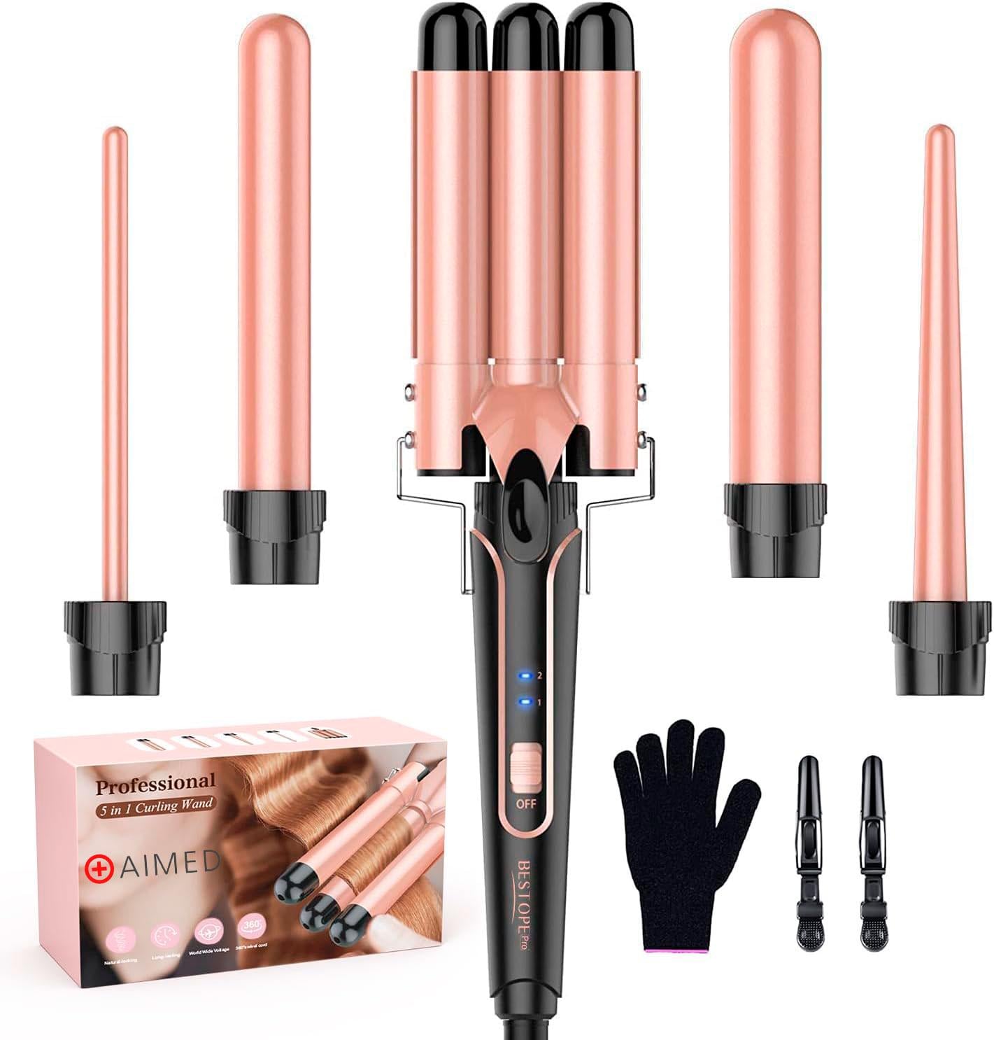 Плойка мультистайлер AIMED Hair Multistyler набор 5в1 (AI-MultiStylerSet_5in1)