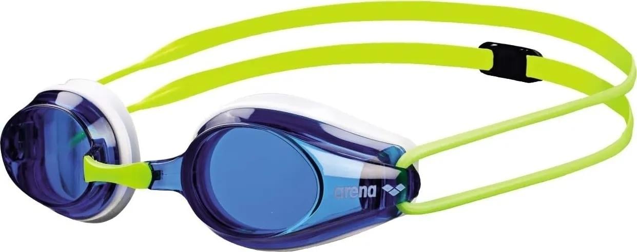 Окуляри для плавання дитячі Arena TRACKS JR Синьо-салатовий (1E559-036)