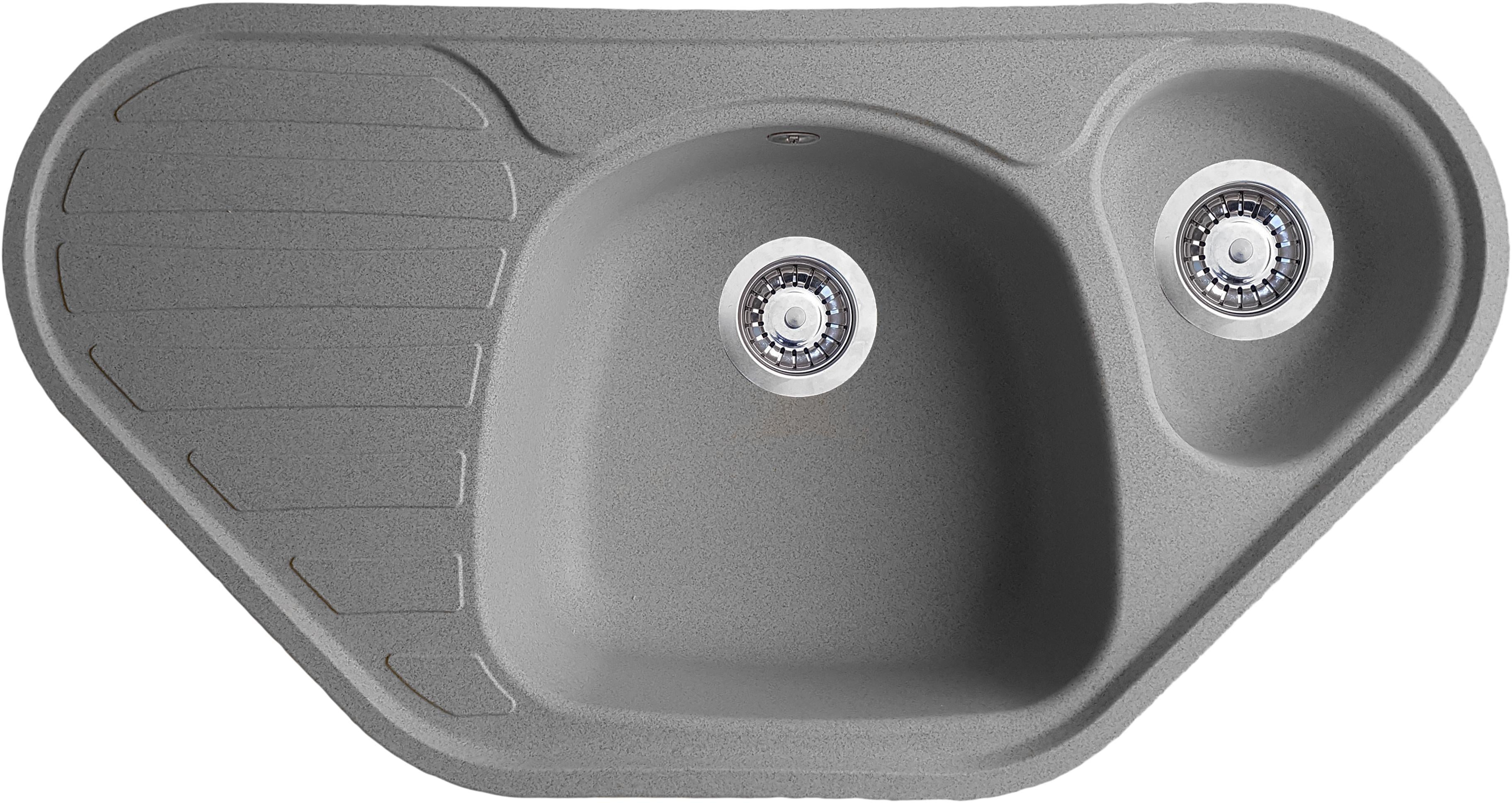 Мийка кухонна Valetti 20N 950x500 мм Сірий
