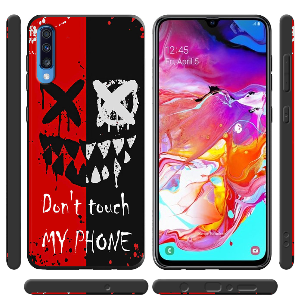 Чохол BoxFace Samsung A705 Galaxy A70 Bad Smile Чорний силікон (36860-up2468-37421) - фото 2