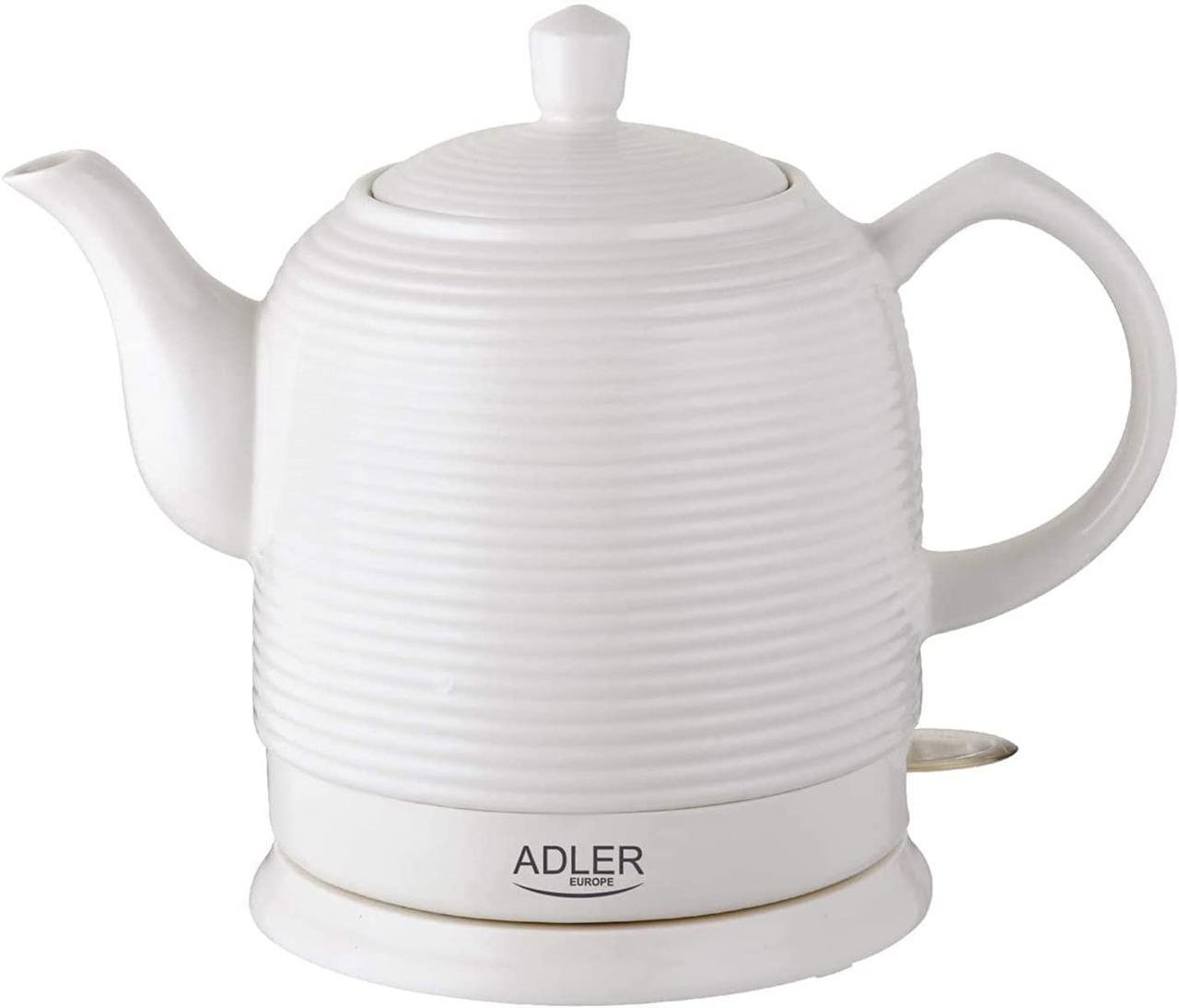 Чайник Adler AD 1280 электрический/керамический 1,2 л White (111547)