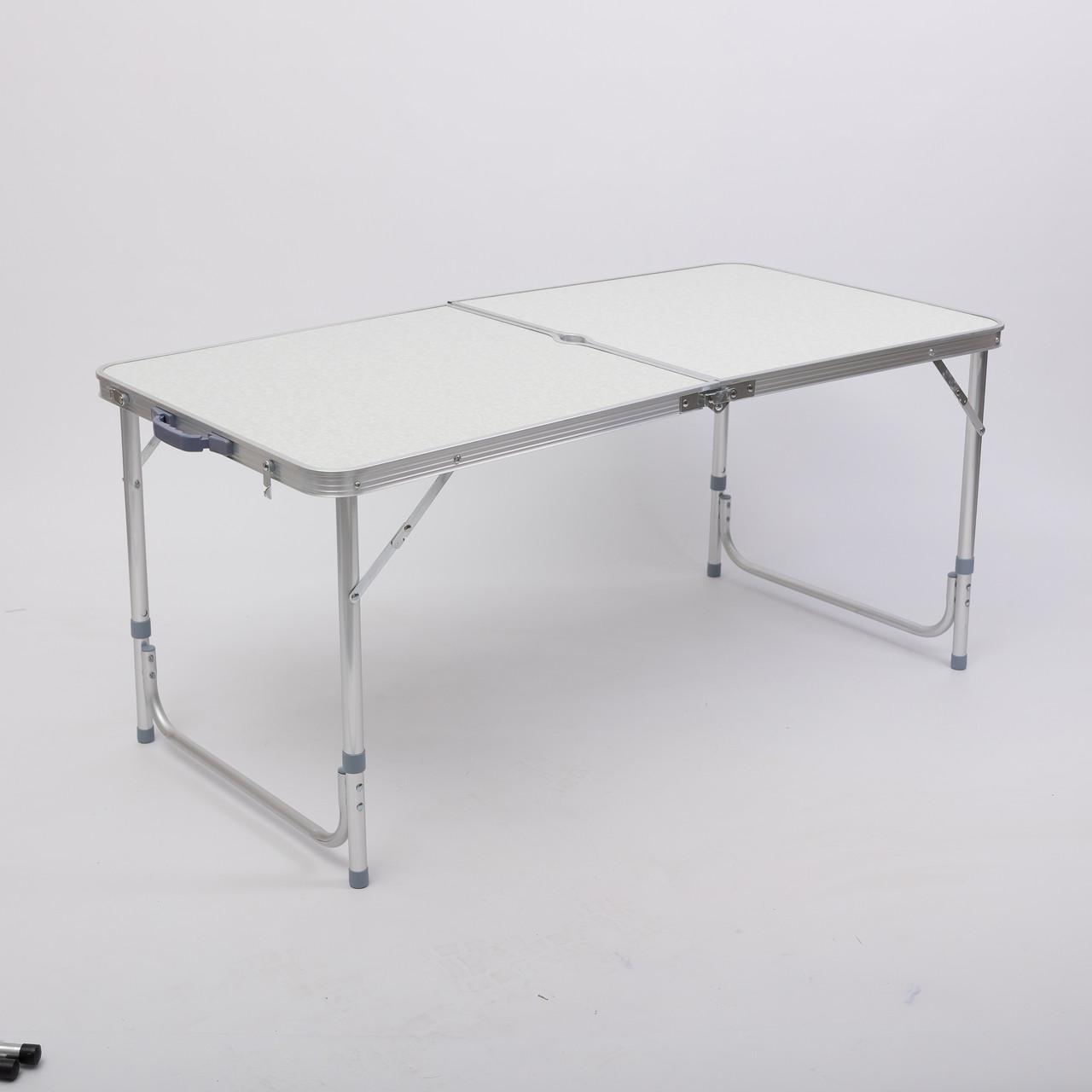 Набор туристической мебели складных алюминиевых столов и 4 стулья (8812-4) - фото 3 Набор туристической мебели складных алюминиевых столов и 4 стулья (8812-4) - фото 3