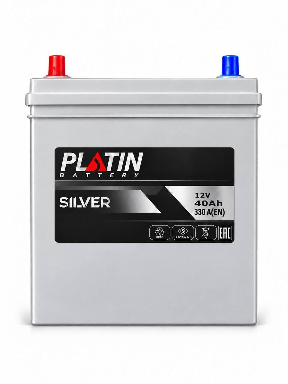 Акумулятор автомобільний Platin Silver Asia 40 Ah 330A L+ 12V (3212842399) Акумулятор автомобільний Platin Silver Asia 40 Ah 330A L+ 12V (3212842399)