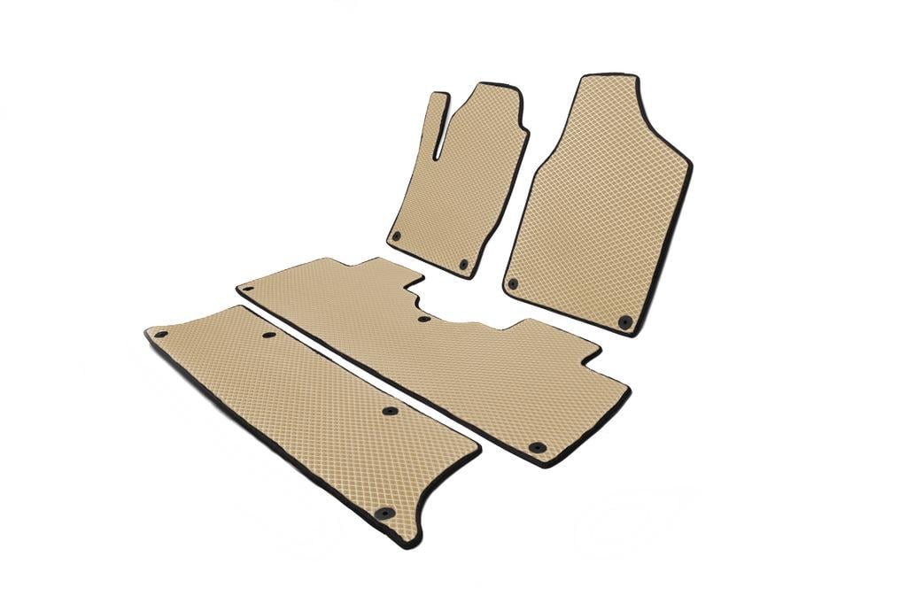 Коврики автомобильные Digital Designs для Seat Alhambra 1996-2010 г 3 ряда EVA Бежевый (121674)