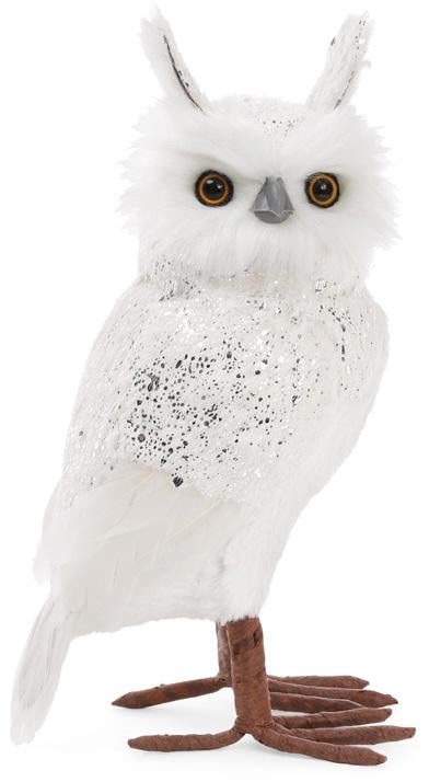 Декоративная фигура Белая Сова 30 см пенопласт (BD-743-305)