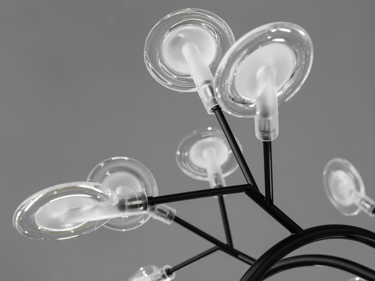 Люстра Светлячок 886-54CBK-LS на 54 лампы Черный (2443146859) - фото 3 Люстра Светлячок 886-54CBK-LS на 54 лампы Черный (2443146859) - фото 3