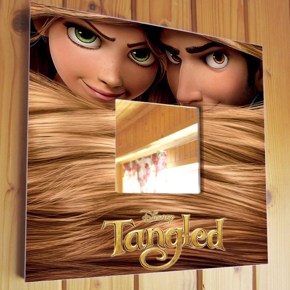 Зеркало декоративное Мультфильм ''Рапунцель: Запутанная история'' 260х260 мм (M04597)