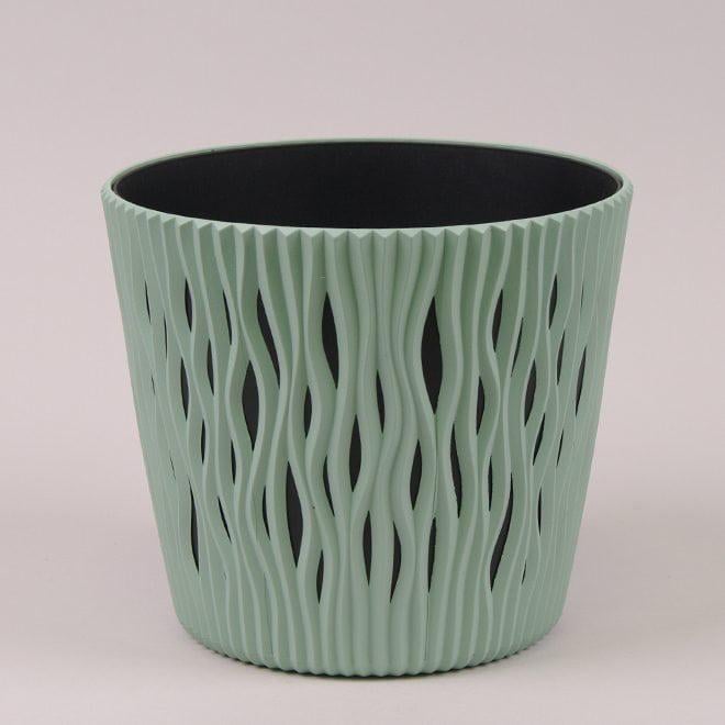 Горшок пластмассовый Sandy Round 90774 19 см Шалфей (DR015031)