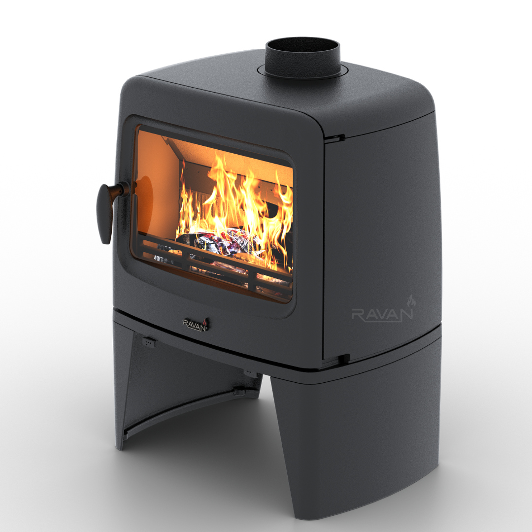 Печь-камин чугунная Ravan Tenesi на дровах 14 кВт (27456800)