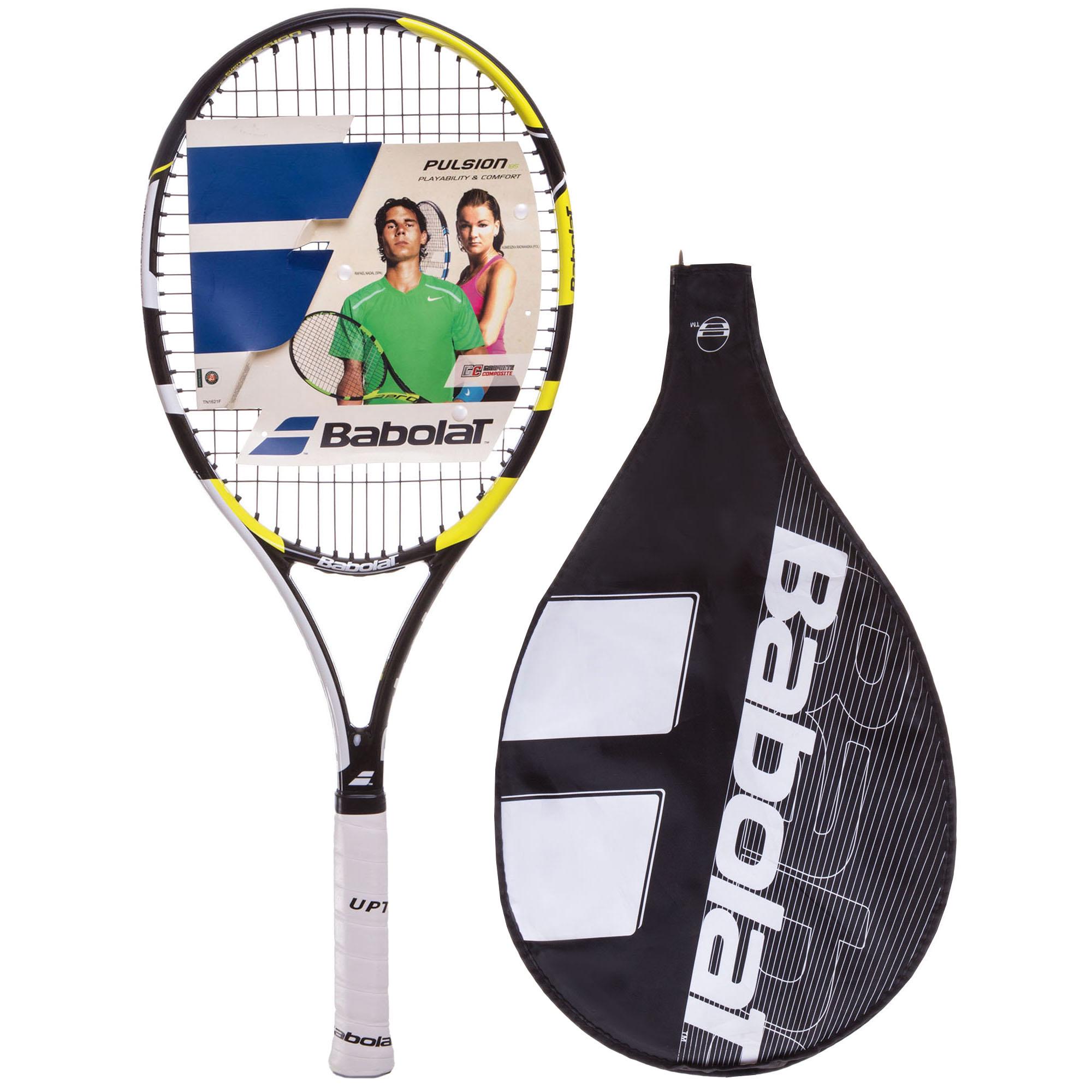 Ракетка для большого тенниса Babolat BB121175-14202 Pulsion 105 Tennis Racket U-SexBLK L3 Голубой (NA002859)