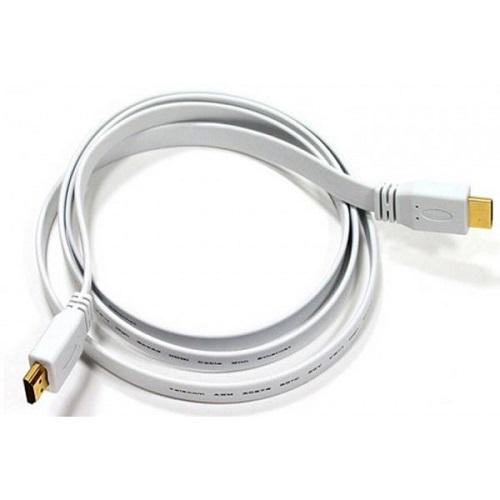 Кабель HDMI M-M Value S0569 3,0 м V1,4 4K 60Hz плоский Белый (11605206)