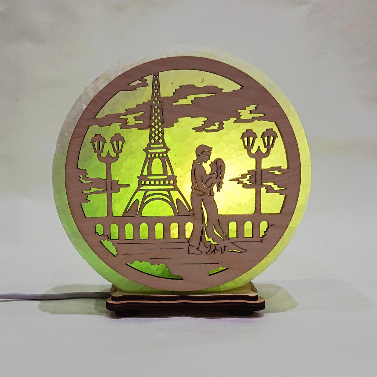 Соляной светильник Эйфелева башня (KБ-00035-g)