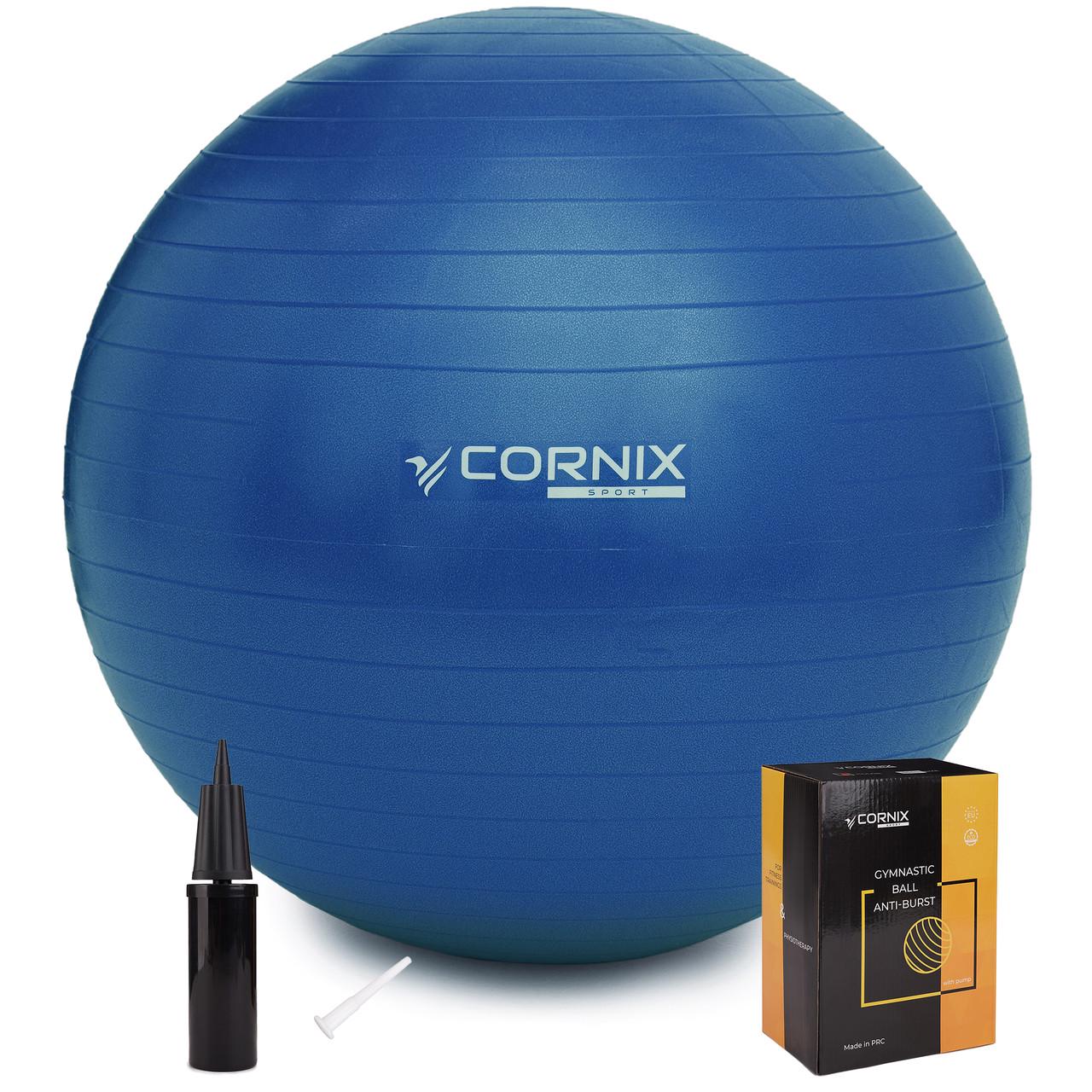 М'яч для фітнесу Cornix Anti-Burst 85 см XR-0249 Blue (2514759685) - фото 10 М'яч для фітнесу Cornix Anti-Burst 85 см XR-0249 Blue (2514759685) - фото 10