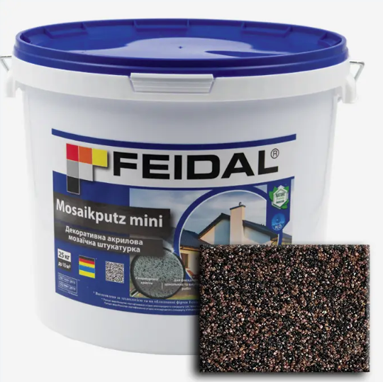 Декоративна штукатурка акрилова Feidal Mosaikputz mini А21 мозаїчна 25 кг (27581991)