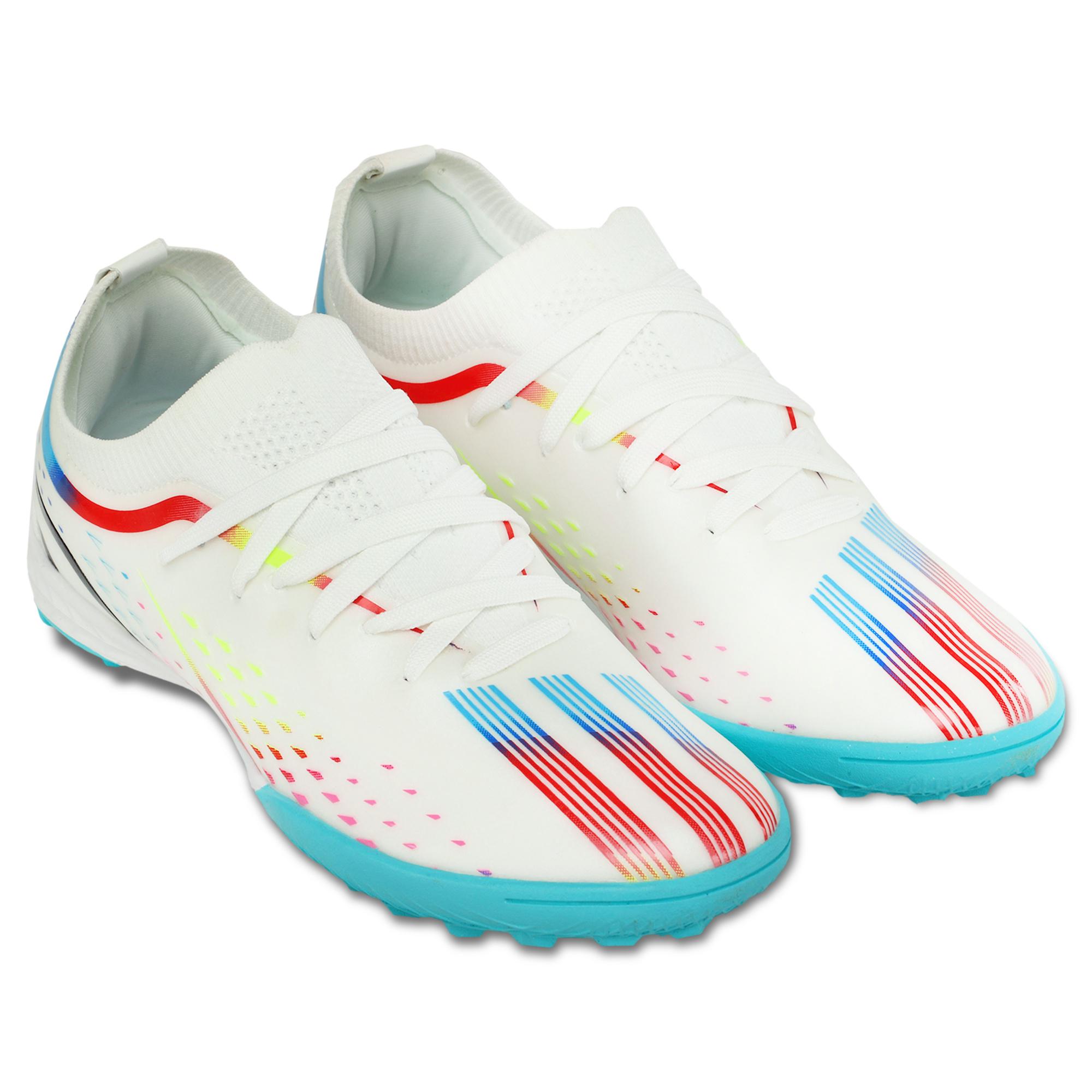 Сороконіжки футбольні GUANJUNBAO 505-35-39-3 р. 37 Білий/Чорний/Синій - фото 3 Сороконіжки футбольні GUANJUNBAO 505-35-39-3 р. 37 Білий/Чорний/Синій - фото 3