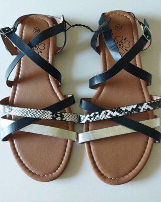 Босоніжки жіночі р. 38 Чорний - фото 4