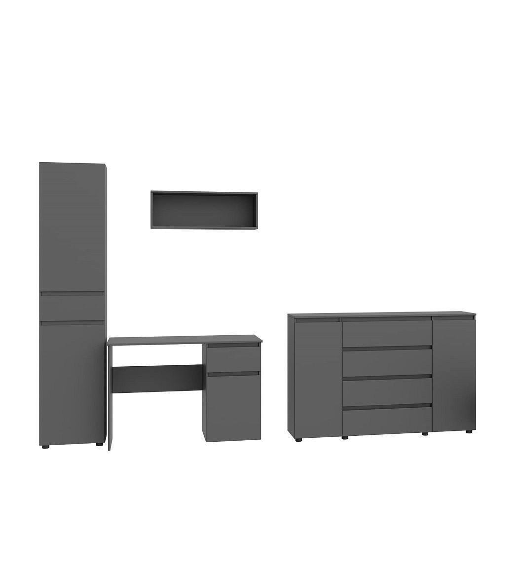 Спальня дитяча Еверест Лайт-4 Графітовий (ЕВ20812.02)