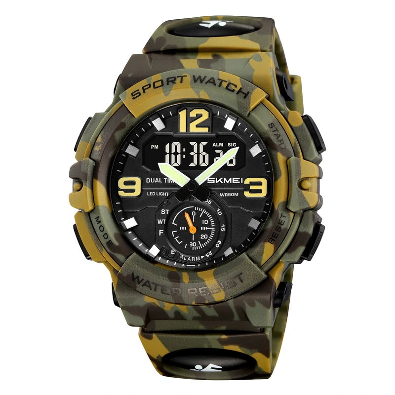 Наручний годинник Skmei 2341CMGN Camo Green