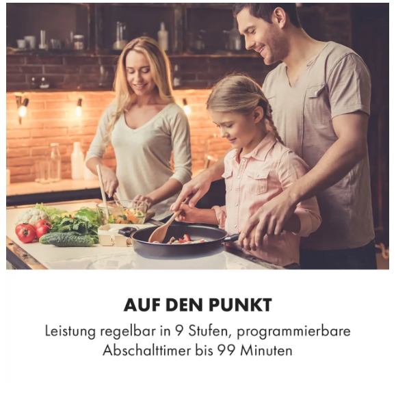 Варочная индукционная панель KLARSTEIN Delicatessa 77 гибридная встроенная 7500 Вт (10035199) - фото 10 Варочная индукционная панель KLARSTEIN Delicatessa 77 гибридная встроенная 7500 Вт (10035199) - фото 10