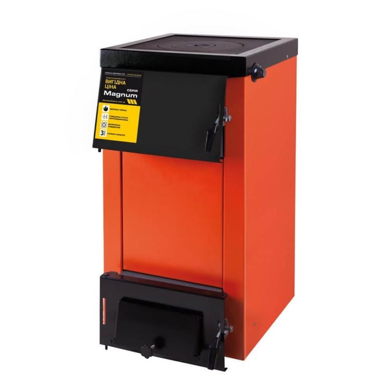 Котел твердотопливный стальной Thermo Alliance Magnum V 3,0 SSF 12 с конфоркой (SD00050463)