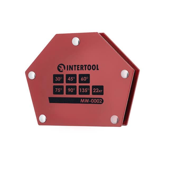 Тримач магнітний для зварювання трапеція Intertool MW-0002 30°/45°/60°/75°/90°/135° 22 кг 115х90х17 мм