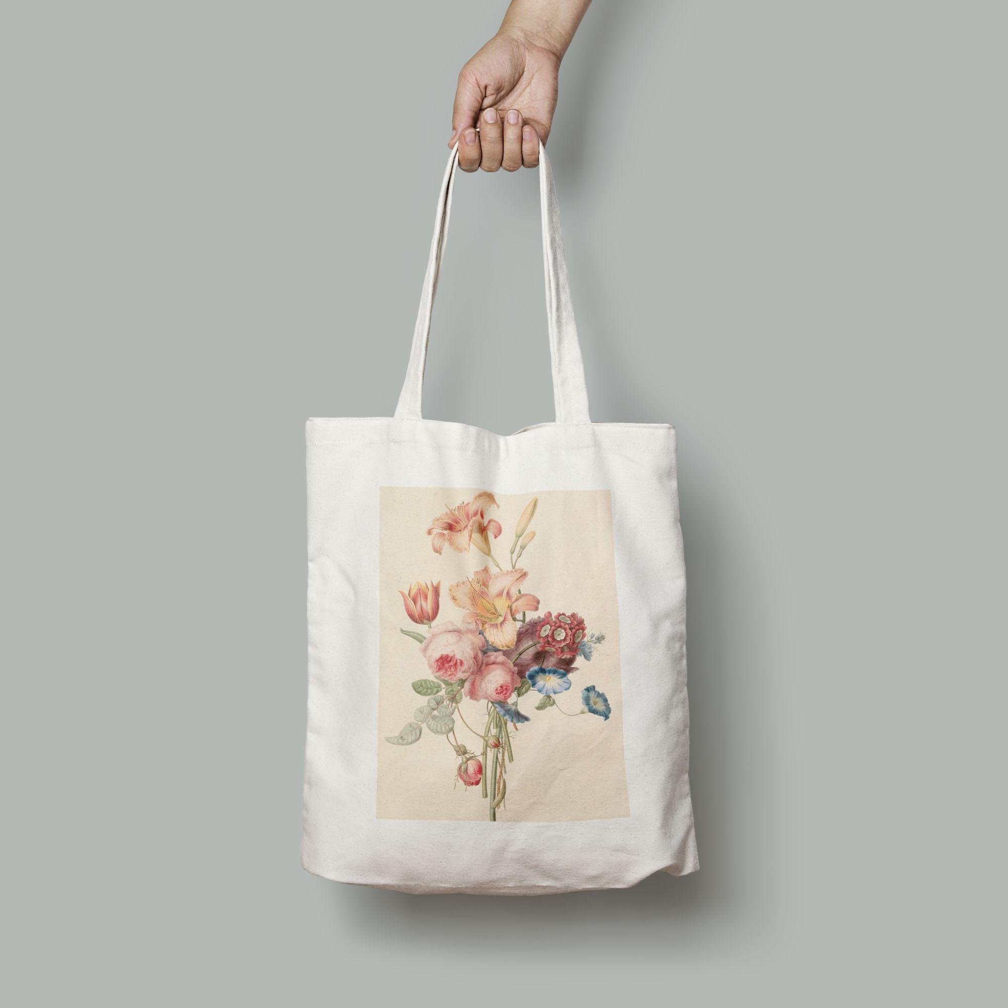 Эко-сумка Винтажный цветочный принт букет Ботаника шопер (Flowers_1918007_Bag) Эко-сумка Винтажный цветочный принт букет Ботаника шопер (Flowers_1918007_Bag)