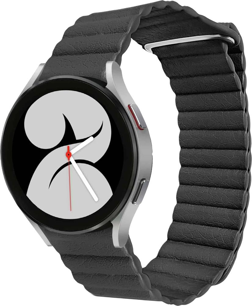 Ремешок кожаный Genis для Galaxy Watch 4 40 мм Black (26492-2B) Ремешок кожаный Genis для Galaxy Watch 4 40 мм Black (26492-2B)