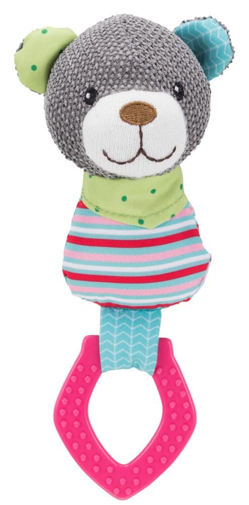 Іграшка Trixie Junior ведмедик з кільцем для цуценят 23 см (TX-36177)